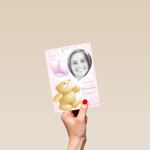 fotokaart forever friends hiep hiep hoera