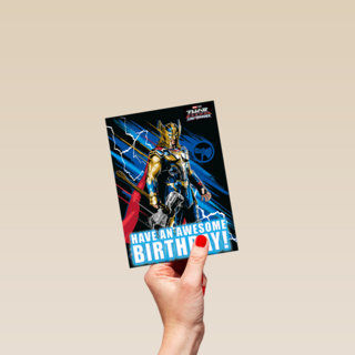 Verjaardagskaart Thor Have an awesome birthday