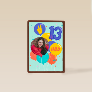 HBD 13 jaar fotokaart