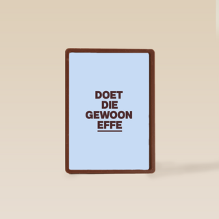 And C Doet die gewoon effe