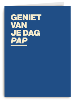 vaderdag kaart andc geniet van je dag pap