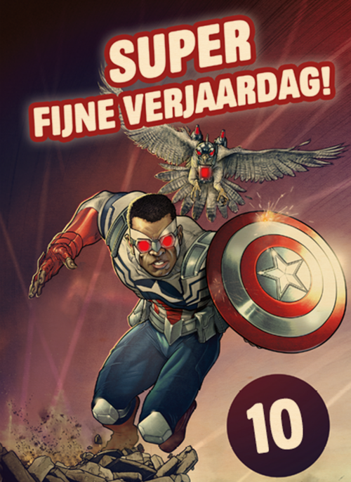 Captain America Superfijne verjaardag