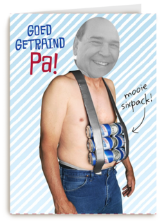 vaderdag kaart grappig goed getraind pa