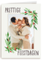 Kerstkaart foto klassiek kader