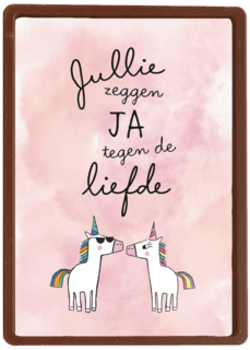 jullie zeggen ja tegen de liefde
