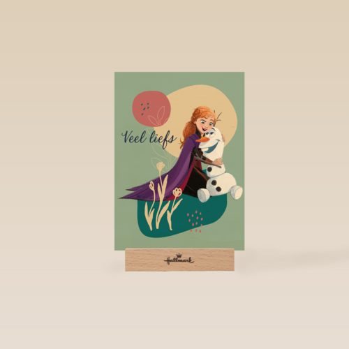 Frozen kaart veel liefs
