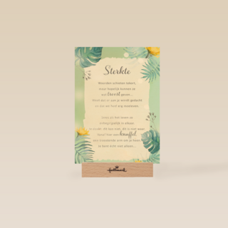 Sterktekaart troost More than words