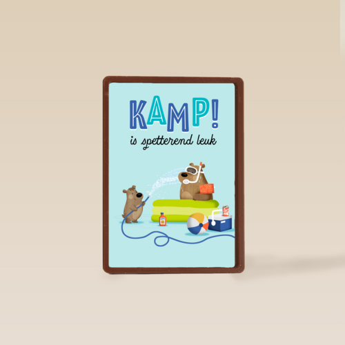 Sporta Op kamp kaart kamp is spetterend leuk