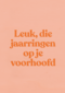 verjaardag kaart andc leuk die jaarringen op je voorhoofd