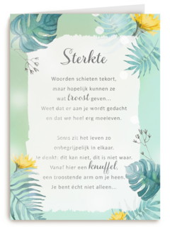 Sterktekaart troost More than words