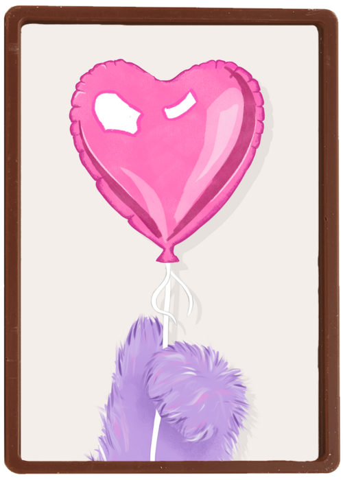 Hart Ballon Fluffy Hands