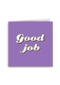 Good job in paars
