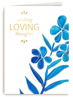 Sterktekaart Engels Sending loving thoughts