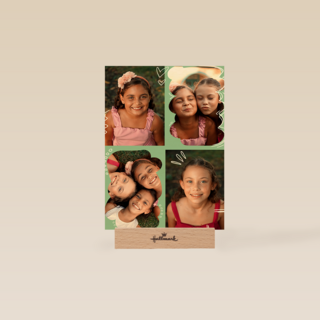 Fotokaart Collage Groen