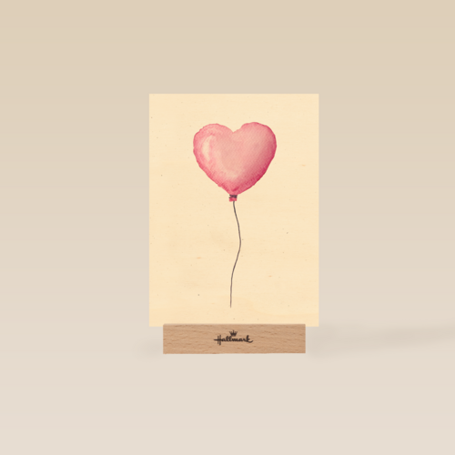 Ballon met hart zonder tekst