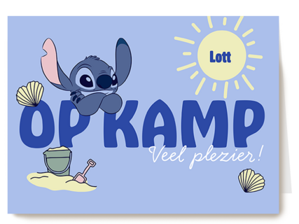 Stitch Op Kamp Plezier 