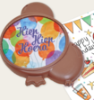 Chocolade Ballon Hiep Hiep Hoera