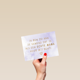 schoonmoeder als een mama voor mij kaart