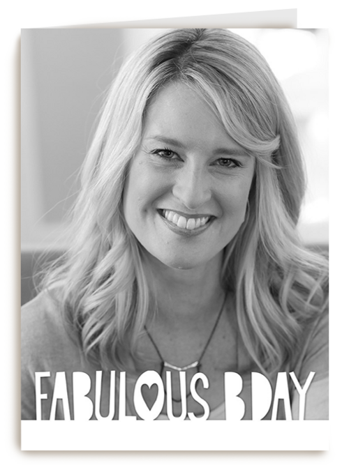 fabulous bday vrouw foto