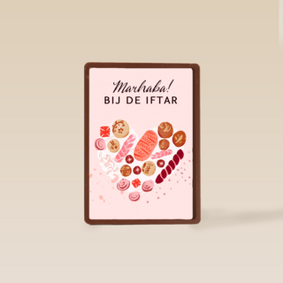 ramadan kaart Marhaba bij de iftar