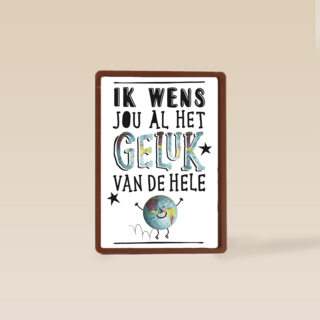 veel geluk wens
