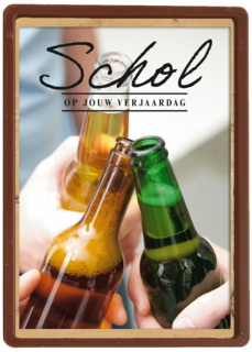 schol op jouw verjaardag met 3 bier