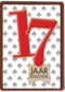 zeventien rood klavers