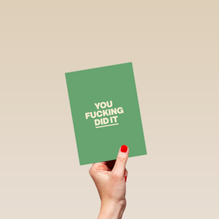 andC You fucking did it