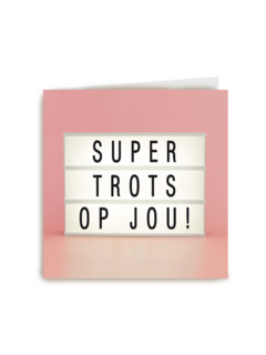 lightbox kaart super trots op jou vrouw