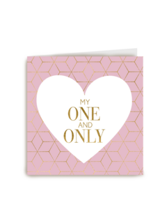 valentijnskaart stijlvol my one and only
