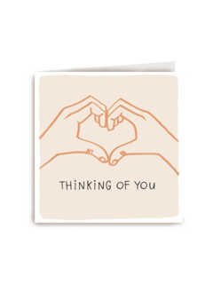 Zomaar kaart thinking of you