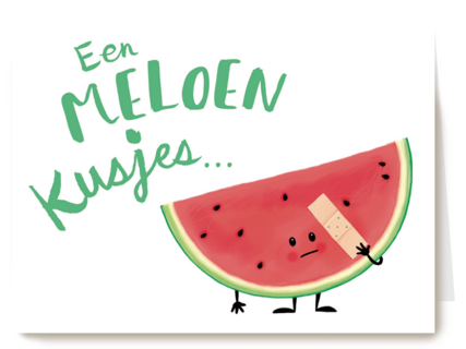 een meloen kusjes