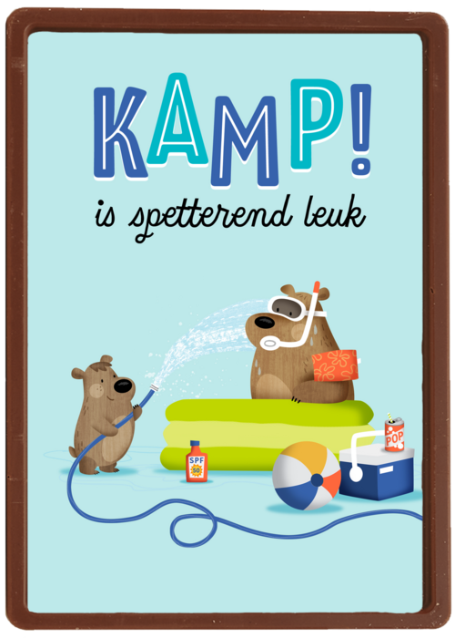 Sporta Op kamp kaart kamp is spetterend leuk