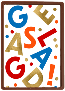 Geslaagd kleurrijk modern