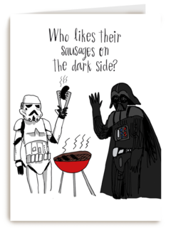 zomer kaart darth vader bbq