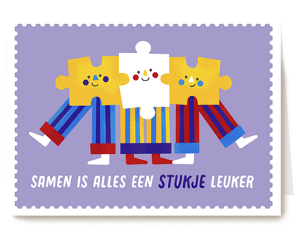 Kinderpostzegels Samen Stukje Leuker