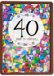 confetti 40 jaar in dienst