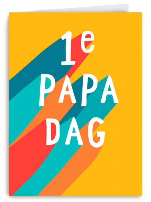 vaderdag kaart hip 1e papa dag