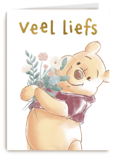 moederdag kaart winnie the pooh veel liefs