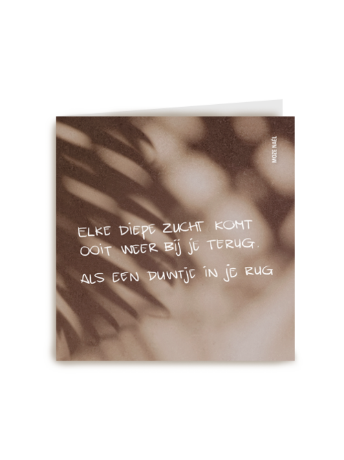 sterkte kaart moze nael een duwtje in je rug