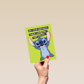 Stitch Two Birthday Rules