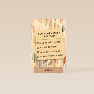 ramadan vragen checklist