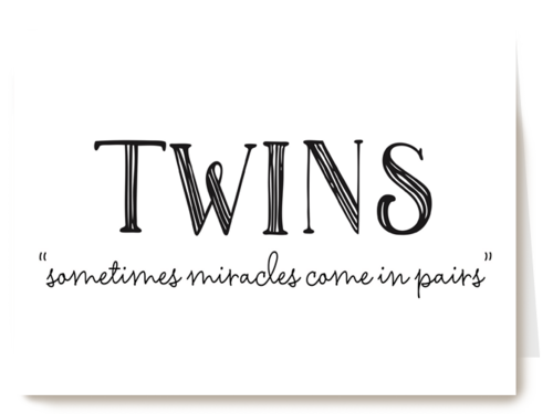 twins sometimes miracles come in pairs