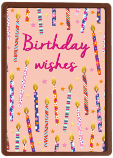 Birthday Wishes kaarsen