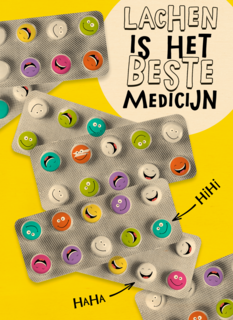 Lachen is het beste medicijn geel