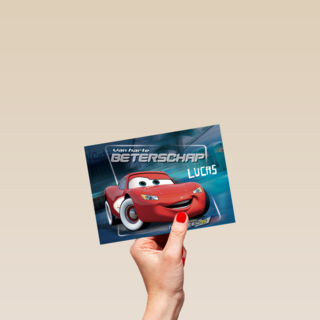 beterschapskaart met cars
