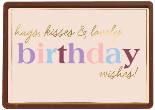 Hugs kisses lovely birthday wishes
