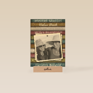 in meerdere talen bedanken