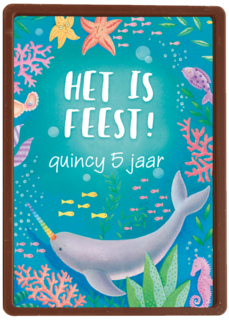 het is feest met deze narwal