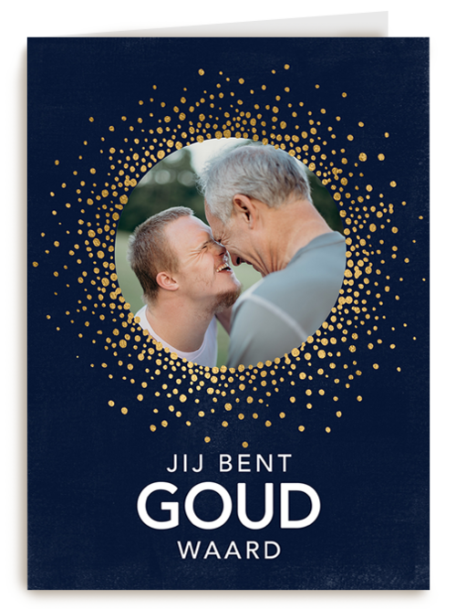 vaderdag fotokaart jij bent goud waard